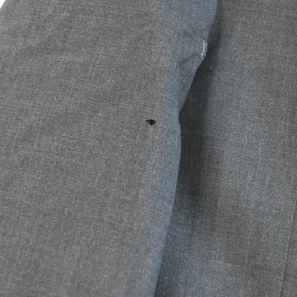 Jos A Bank 40R 34x30 Gray 100% Wool Mens Jacket Pants Suit